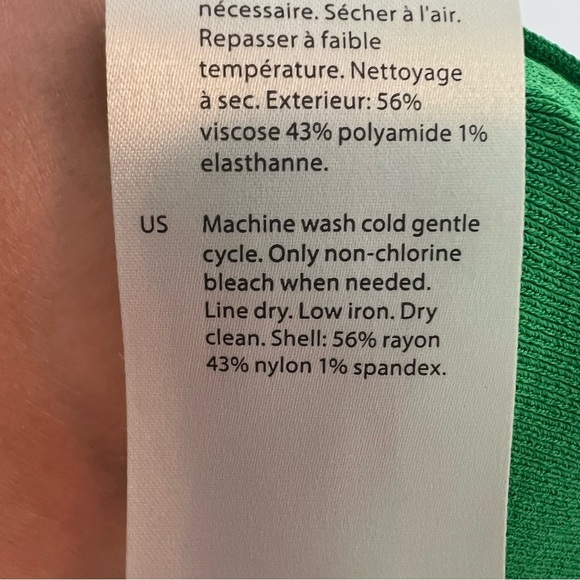 COS Bodycon Mini Dress Green Size S B25 - Picture 6 of 6